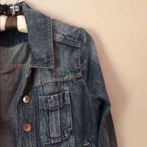Express Lightly Distressed Jean Jacket